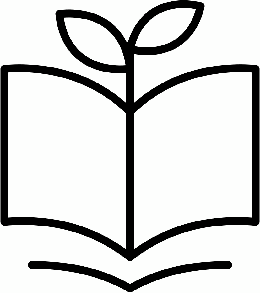 Book with Leaf Icon